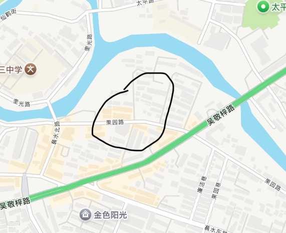 吴敬梓路与果园路交叉口向西，去